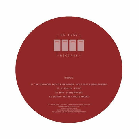 The Jazzcodes / Michele Chiavarini / DJ Romain / Hiva / Saison - NFRV 017 Vinyl - Vinyl Record