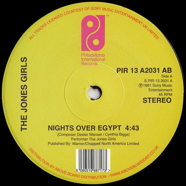 The Jones Girls - Nights Over Egypt Vinyl
