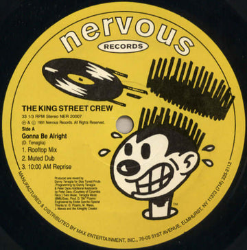 The King Street Crew - Gonna Be Alright / Things U Do 2 Me Vinyl Vinly Record