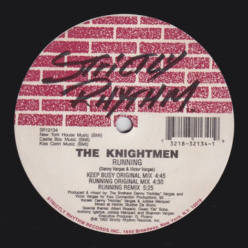 The Knightmen - This Jam Is Boomin / Running Vinyl Vinly Record
