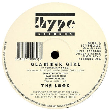 The Look - Glammer Girl Vinyl Vinly Record