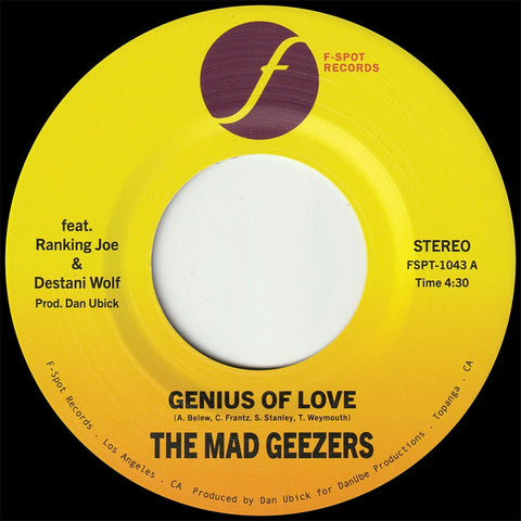 The Mad Geezers - Genius Of Love Vinyl - Vinyl Record