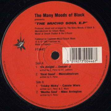 The Many Moods Of Black - The Mucho Soul E.P Vinyl Vinly Record