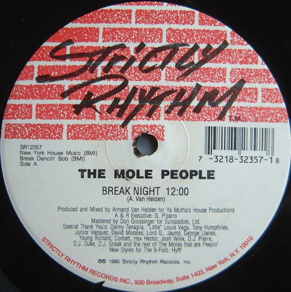 The Mole People - Break Night / Ocean Vinyl