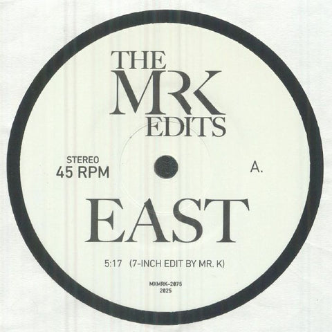 The Mr K Edits - East Vinyl - Vinyl Record