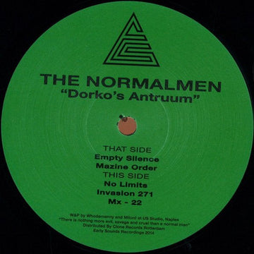 The Normalmen - Dorko's Antruum Vinyl Vinly Record