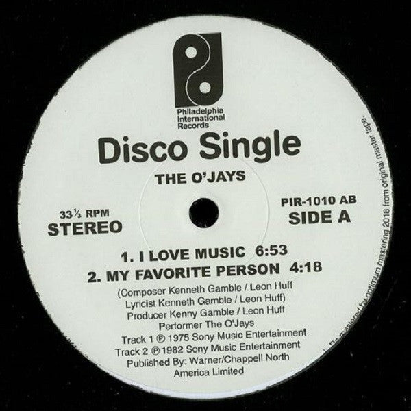 The O'Jays - I Love Music Vinyl