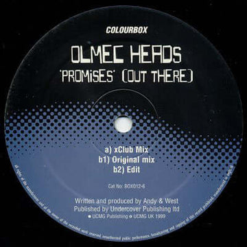 The Olmec Heads - Promises (Out There) Vinyl Vinly Record