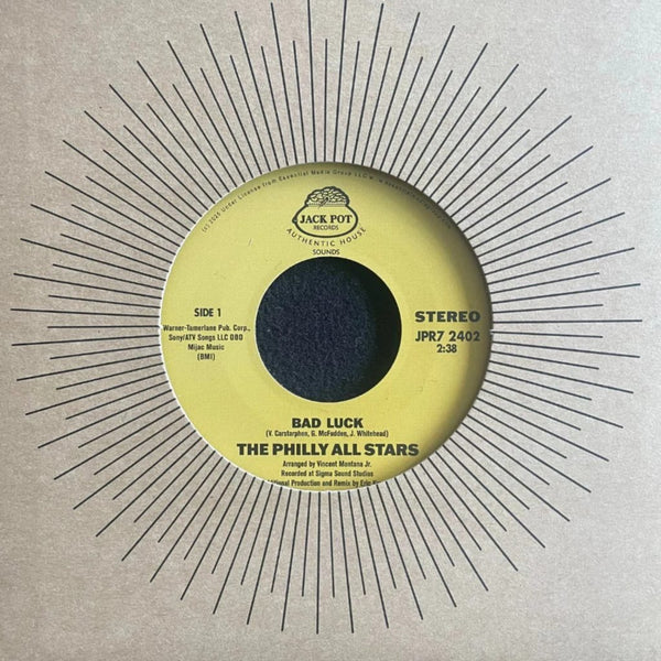 The Philly All Stars - Bad Luck Vinyl