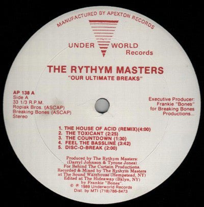 The Rhythm Masters - Our Ultimate Breaks Vinyl