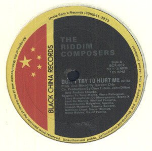 The Riddim Composers - Don't Try To Hurt Me Vinyl Vinly Record