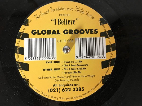 The Sound Foundation Avec Phillip Gordon - I Believe Vinyl