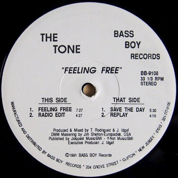 The Tone - Feeling Free Vinyl Vinly Record