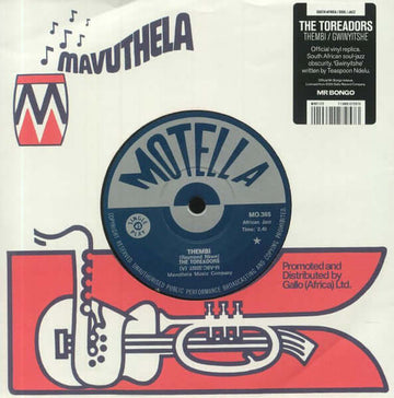 The Toreadors - Thembi / Gwinyitshe Vinyl Vinly Record