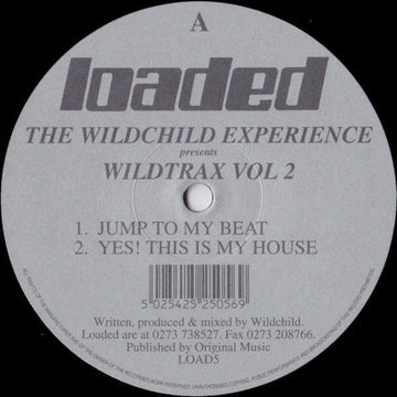 The Wildchild Experience - Wildtrax Vol. 2 Vinyl Vinly Record