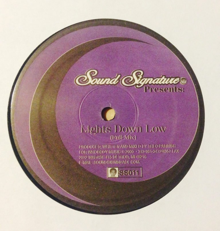 Theo Parrish - Lights Down Low Vinyl