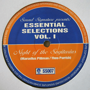 Theo Parrish & Marcellus Pittman - Essential Selections Vol. 1 Vinyl Vinly Record