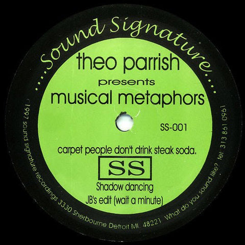 Theo Parrish - Musical Metaphors Vinyl - Vinyl Record