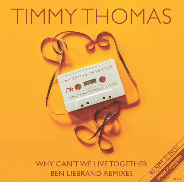 Timmy Thomas - Why Can’t We Live Together (Ben Liebrand Rmxs) Vinyl
