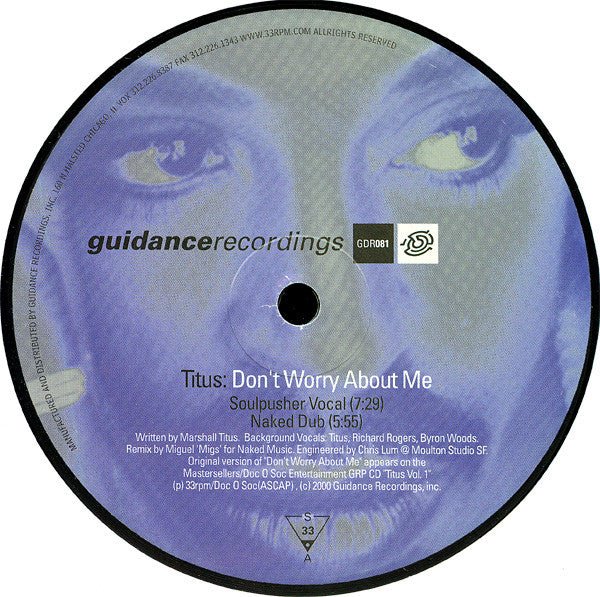Titus - Don't Worry About Me Vinyl