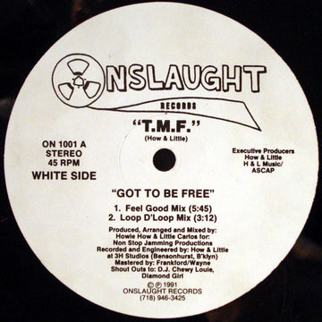 T.M.F. - Got To Be Free / Uno Funk Vinyl Vinly Record