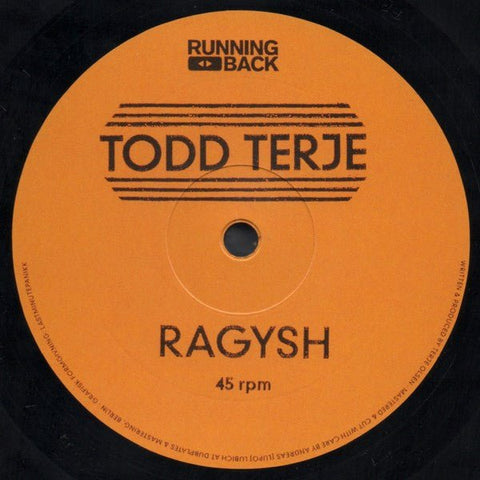 Todd Terje - Ragysh Vinyl - Vinyl Record