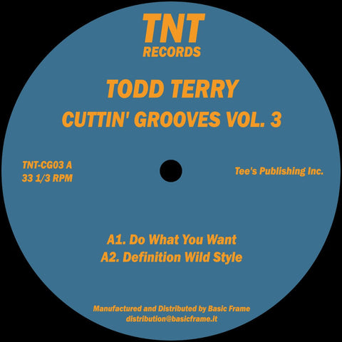 Todd Terry - Cuttin' Grooves Vol 3 Vinyl - Vinyl Record