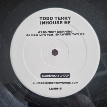 Todd Terry - Inhouse EP Vinyl Vinly Record