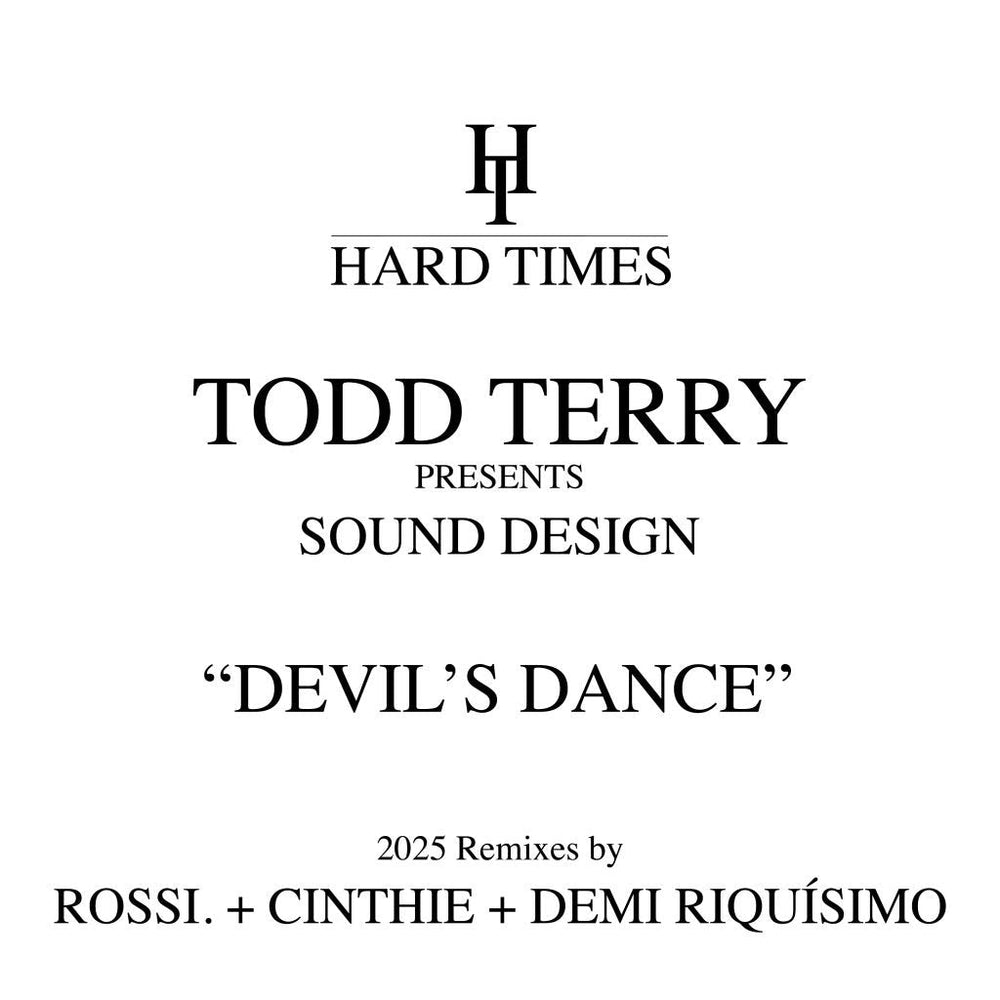 Todd Terry Presents Sound Design - Devil's Dance (2025 Remixes) Vinyl