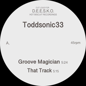 Toddsonic33 - Groove Magician Vinyl Vinly Record