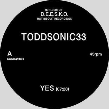 Toddsonic33 - Yes EP Vinyl Vinly Record