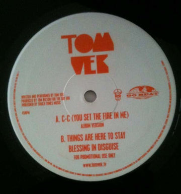 Tom Vek - C - C (You Set The Fire In Me) Vinyl Vinly Record