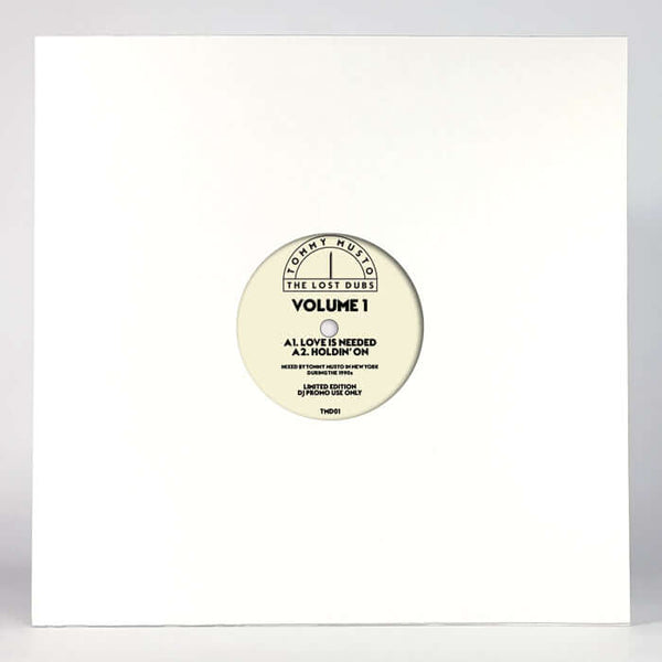Tommy Musto - The Lost Dubs Vol 1 Vinyl