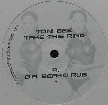Toni Bee - Take This Ring Vinyl Vinly Record