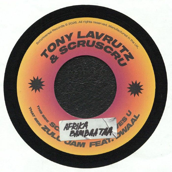 Tony Lavrutz / Scruscru feat. Dwaal - Afrika Bambaataa / Zulu Jam Vinyl