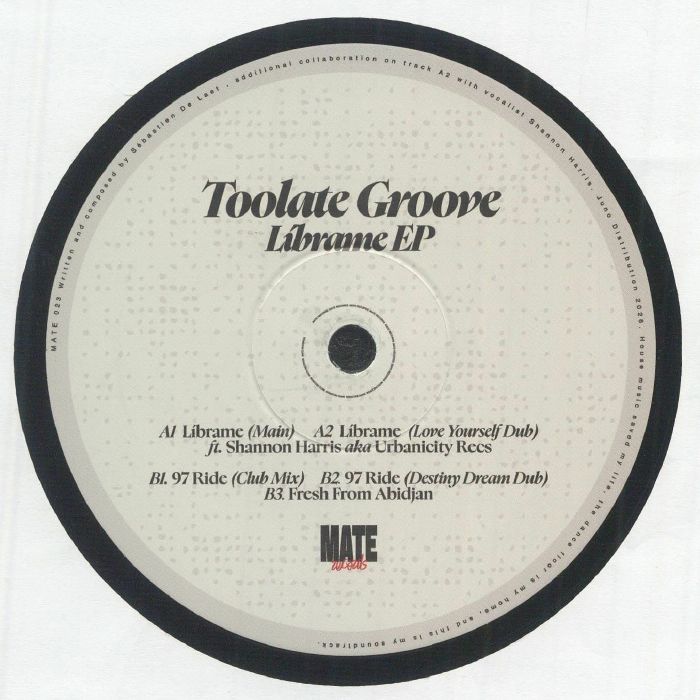 Toolate Groove - Librame EP Vinyl
