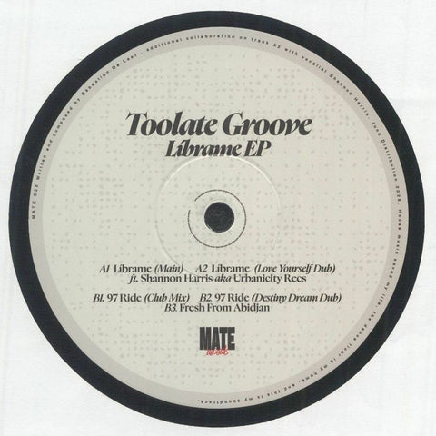 Toolate Groove - Librame EP Vinyl - Vinyl Record