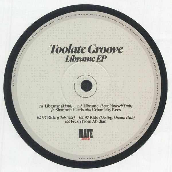Toolate Groove - Librame EP Vinyl