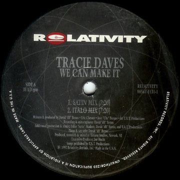 Tracie Daves - We Can Make It Vinyl Vinly Record