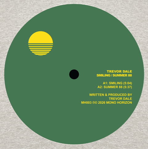 Trevor Dale - Smiling / Summer 88 Vinyl - Vinyl Record
