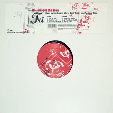 Tri - We Got The Love Vinyl Vinly Record