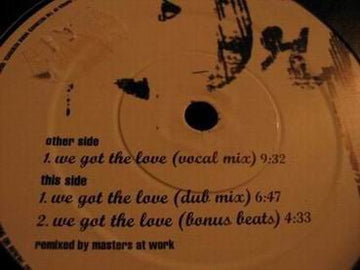 Tri - We Got The Love Vinyl Vinly Record