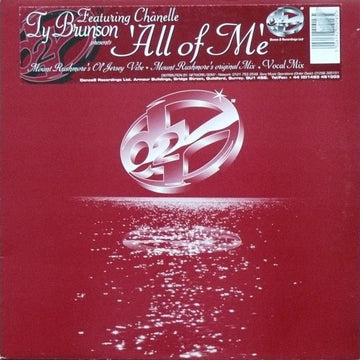 Ty Brunson Featuring Chanelle - All Of Me Vinyl Vinly Record