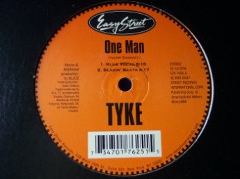 Tyke - One Man (Blaze Remixes) Vinyl Vinly Record