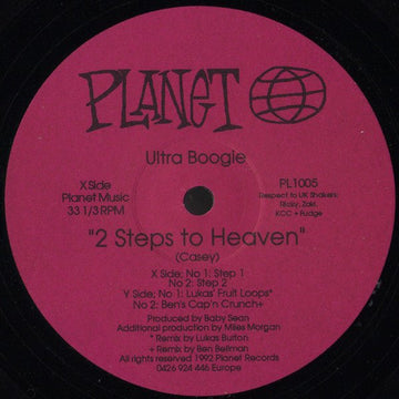 Ultra Boogie - 2 Steps To Heaven Vinyl Vinly Record