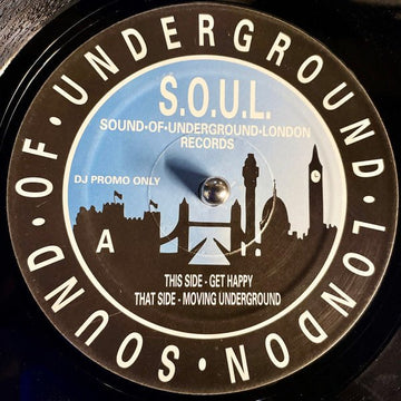 Underground Solution - Get Happy / Moving Underground Vinyl Vinly Record