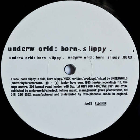 Underworld - Born Slippy Vinyl - Vinyl Record