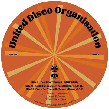 United Disco Organisation & K.O.G. - Feel It for Yourself Vinyl Vinly Record