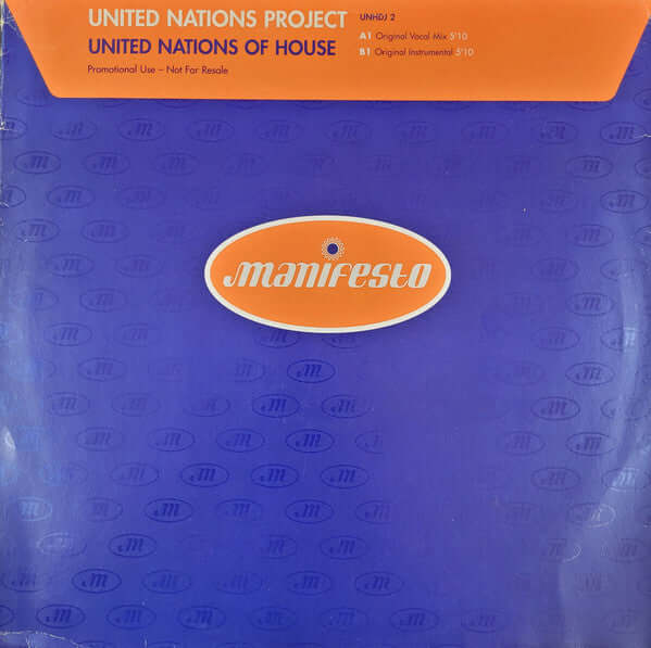 United Nations Project - United Nations Of House Vinyl