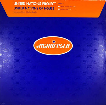United Nations Project - United Nations Of House Vinyl Vinly Record